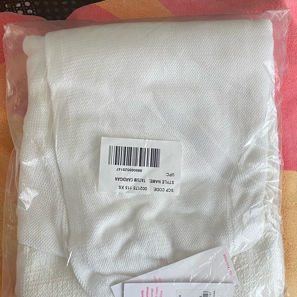 Lilly Pulitzer White Tatum Cardigan